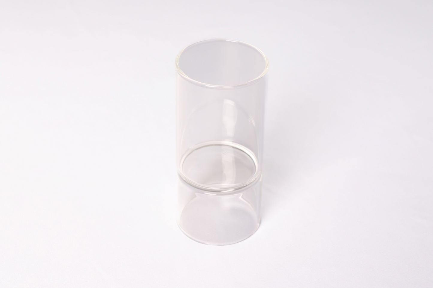Dual-Sided Glass Cup