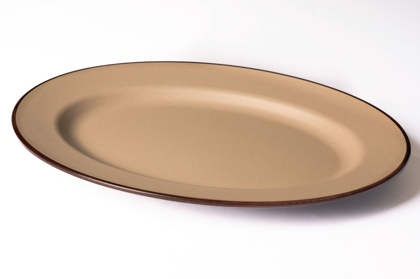Sandy Melamine Oval Serving Plate Set