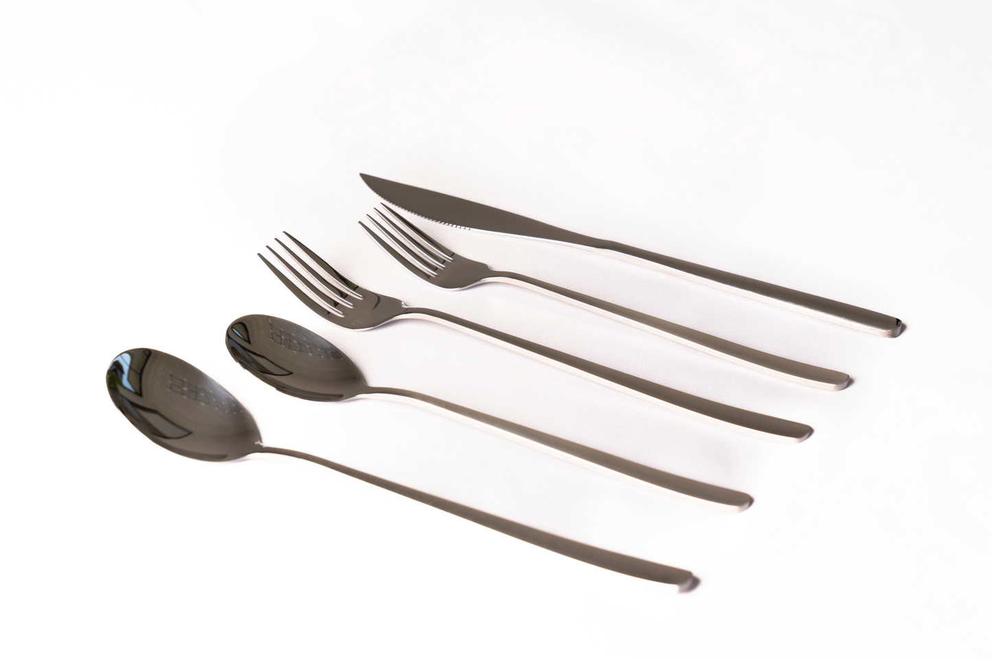 Polished Stainless Steel Flatware Set