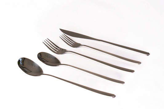 Polished Stainless Steel Flatware Set
